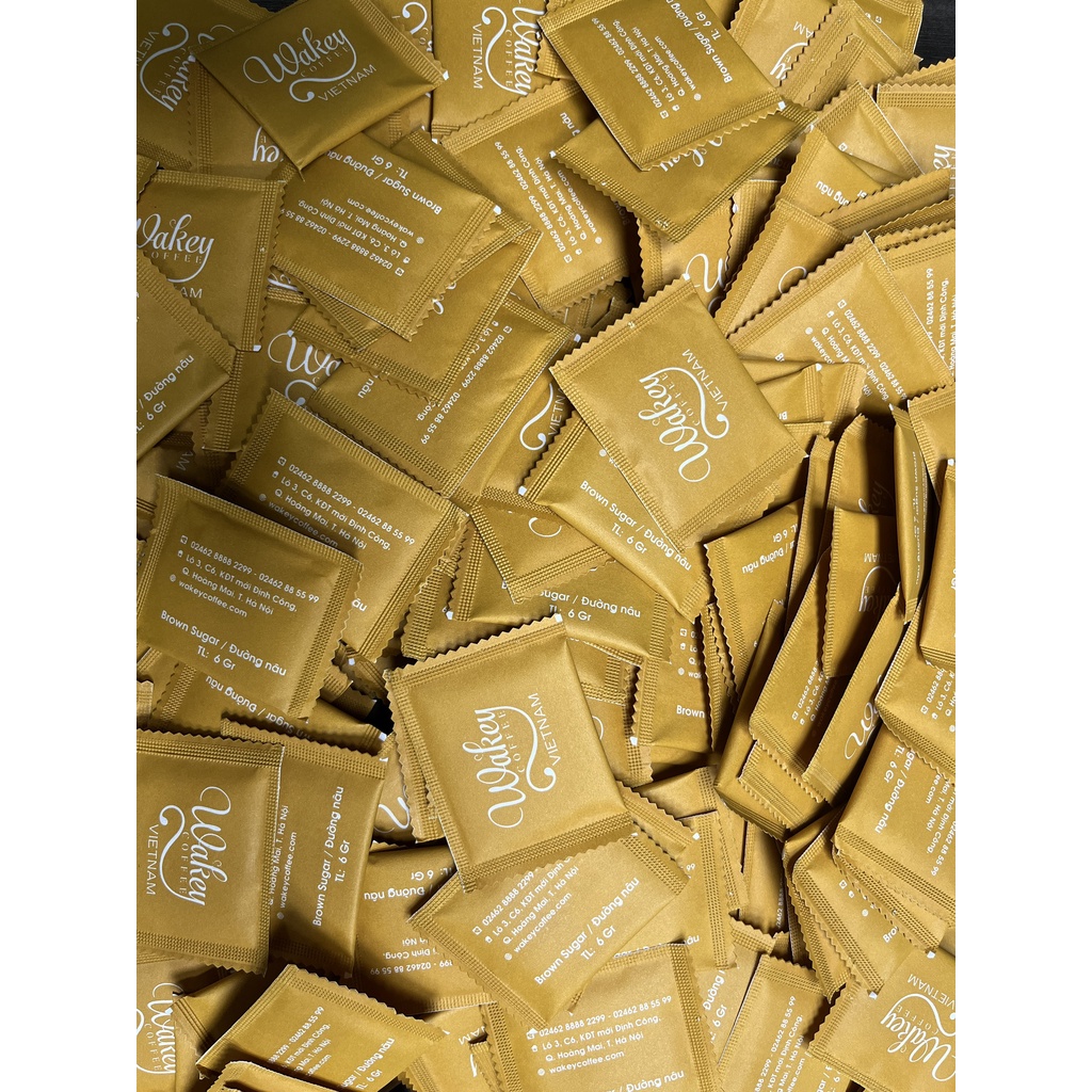 Đường Que - Đường Nâu WAKEYCOFFEE 6g