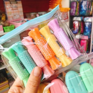 [Chuyên sỉ] Set 6 bút dạ quang dễ thương