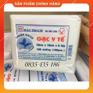 Gạc Y Tế Bảo Thạch 10x10x6 lớp (100 miếng)