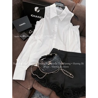 Áo sơmi hở vai
