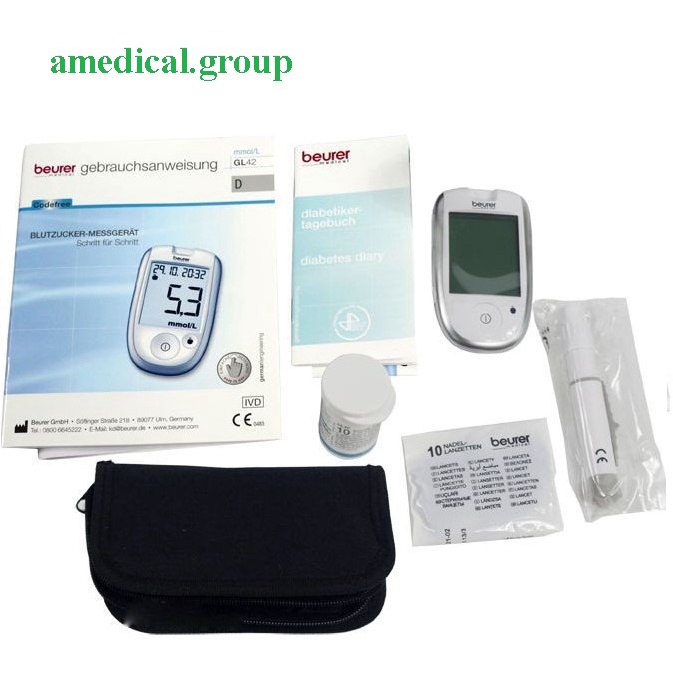 amedical.group - Máy đo đường huyết Beurer GL42 - thiết bị y tế, vật tư y tế amedical.group