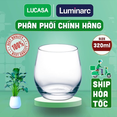 Bộ 6 Ly Thủy Tinh Luminarc Maine 320ml - Loại Thấp BOL2619 | Phân Phối Chính Hãng