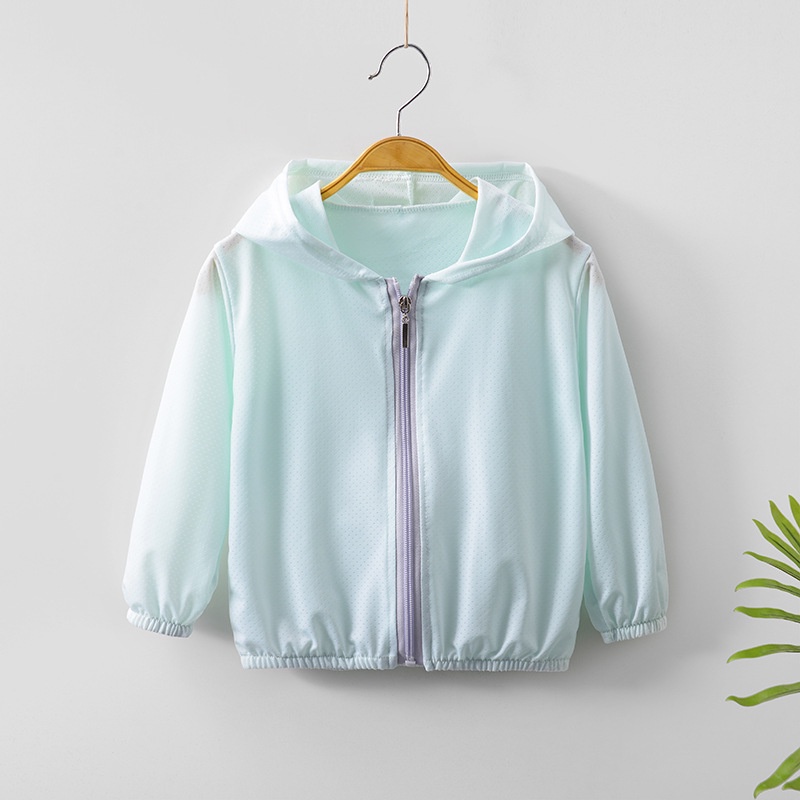 Áo chống nắng áo khoác nhẹ thông hơi thoáng khí chống tia UV cho bé