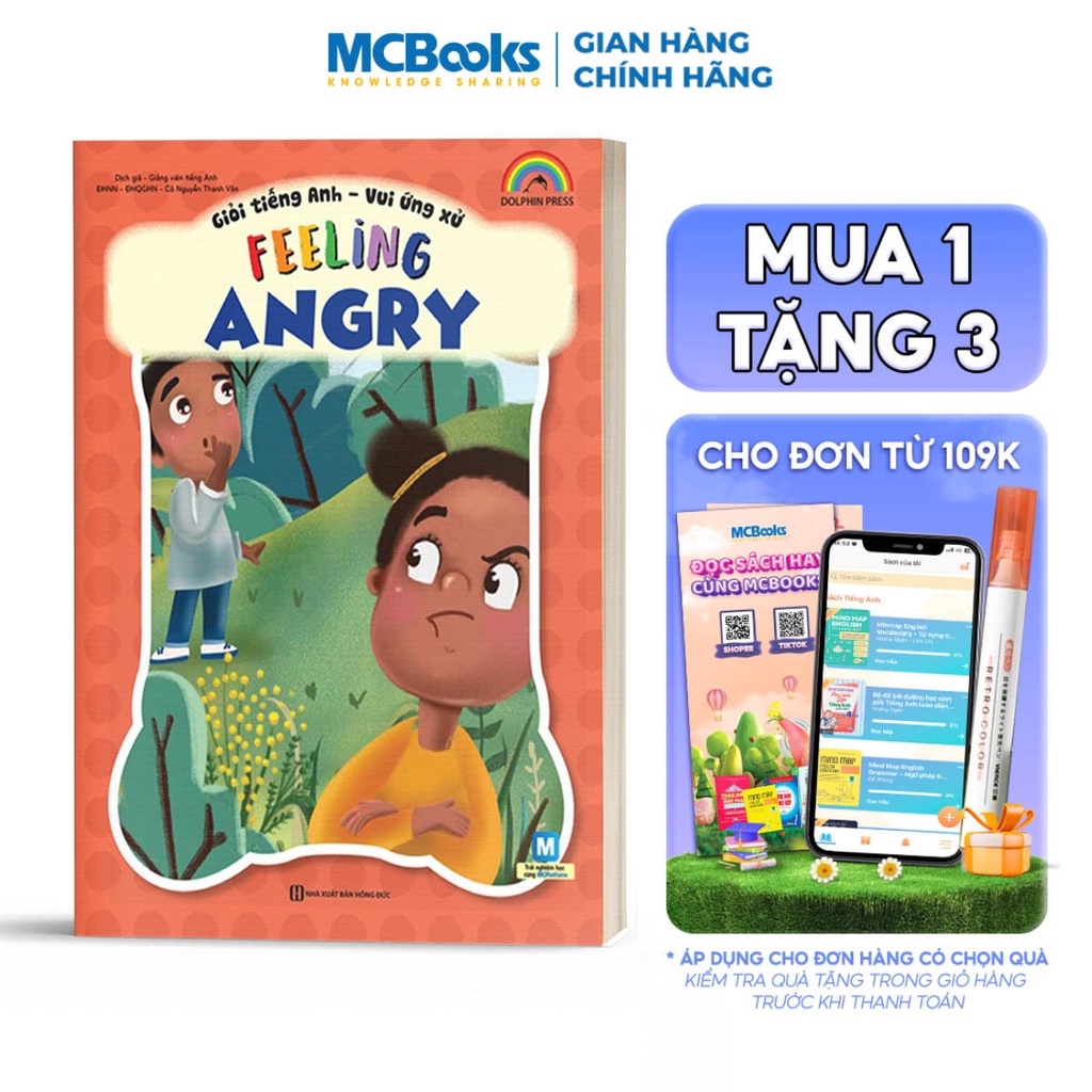 Sách - Giỏi Tiếng Anh - Vui Ứng Xử Feeling Angry - MCBooks