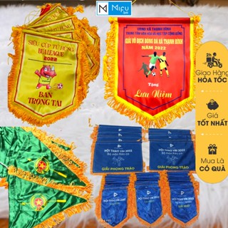 Cờ lưu niệm, in cờ theo yêu cầu, cờ bóng đá, trao giải cho các cuộc thi, miễn phí thiết kế chất lượng may in ấn sắc nét