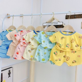 Bộ cộc tay cho bé Quần áo cộc tay bé trai bé gái Bộ Minky Mom chất thun lạnh