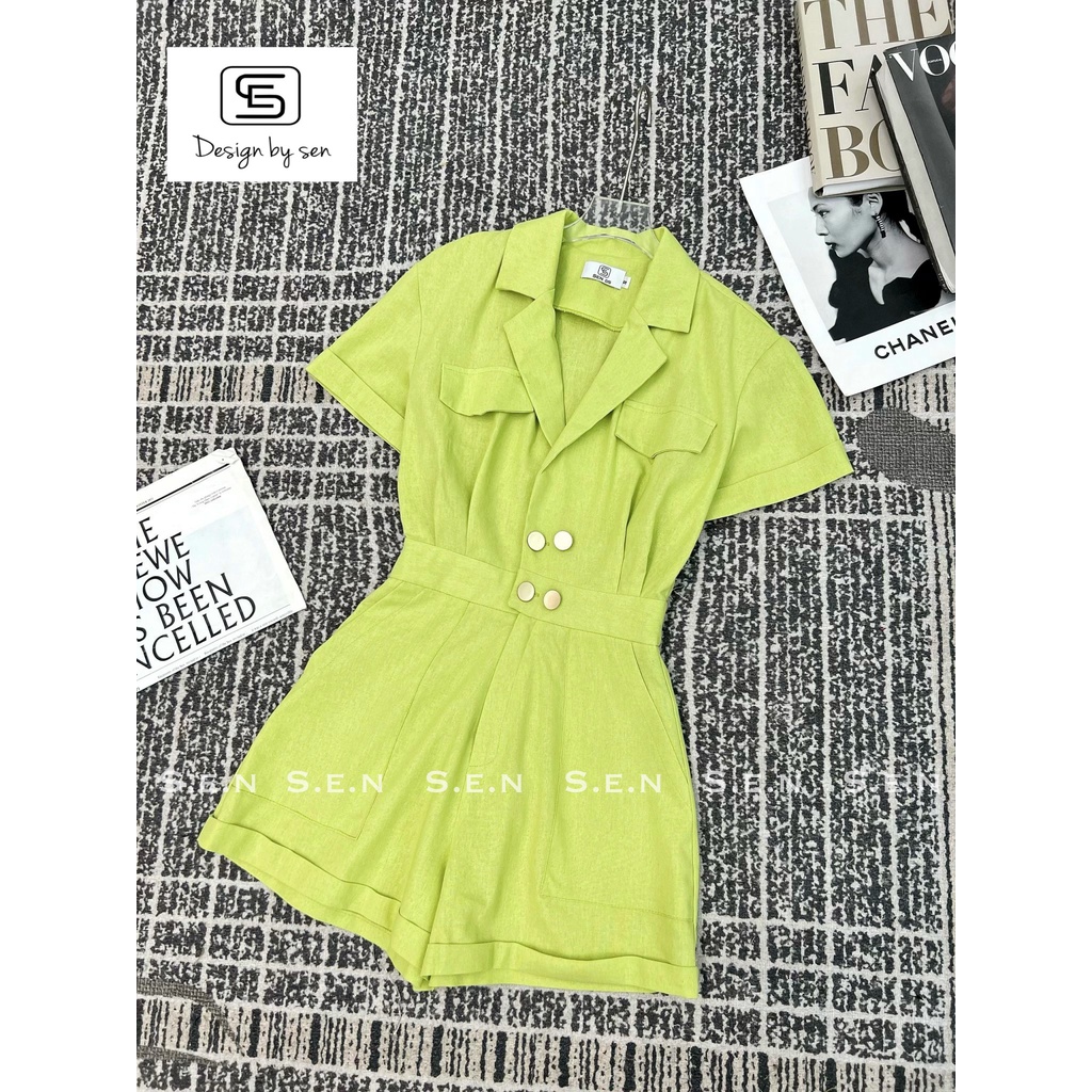 Jump cổ vest cúc eo - 𝗗𝗲𝘀𝗶𝗴𝗻 𝗯𝘆 𝗦𝗲𝗻 ❣️ | BigBuy360 - bigbuy360.vn