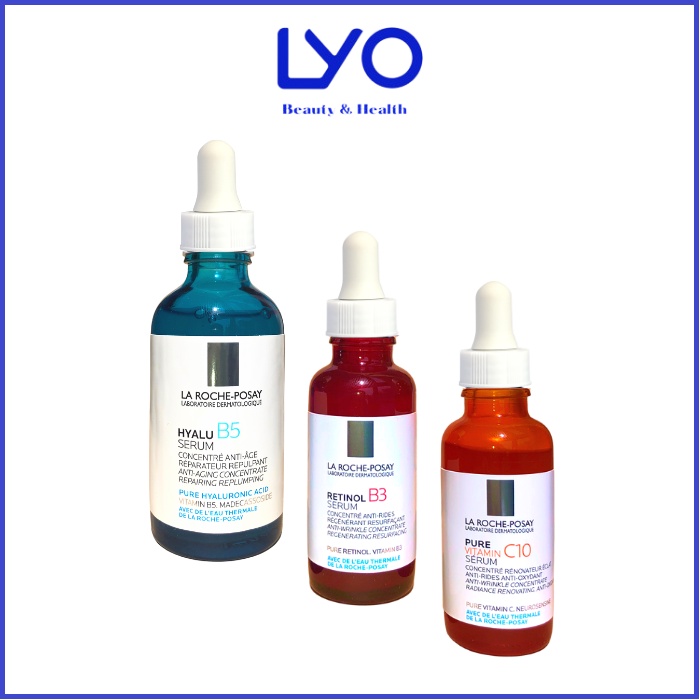 Serum Dưỡng Chất La Roche Posay Hyalu B5, Retinol B3, Vitamin C10 Pháp 30ml