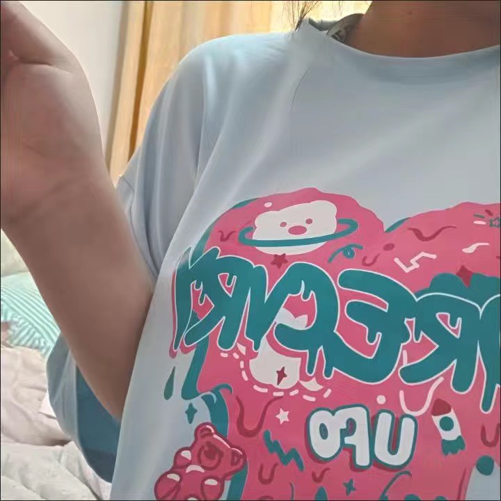 Áo thun ngắn tay TRÁI TIM CORE dễ thương Super Bigsize đến 150kg