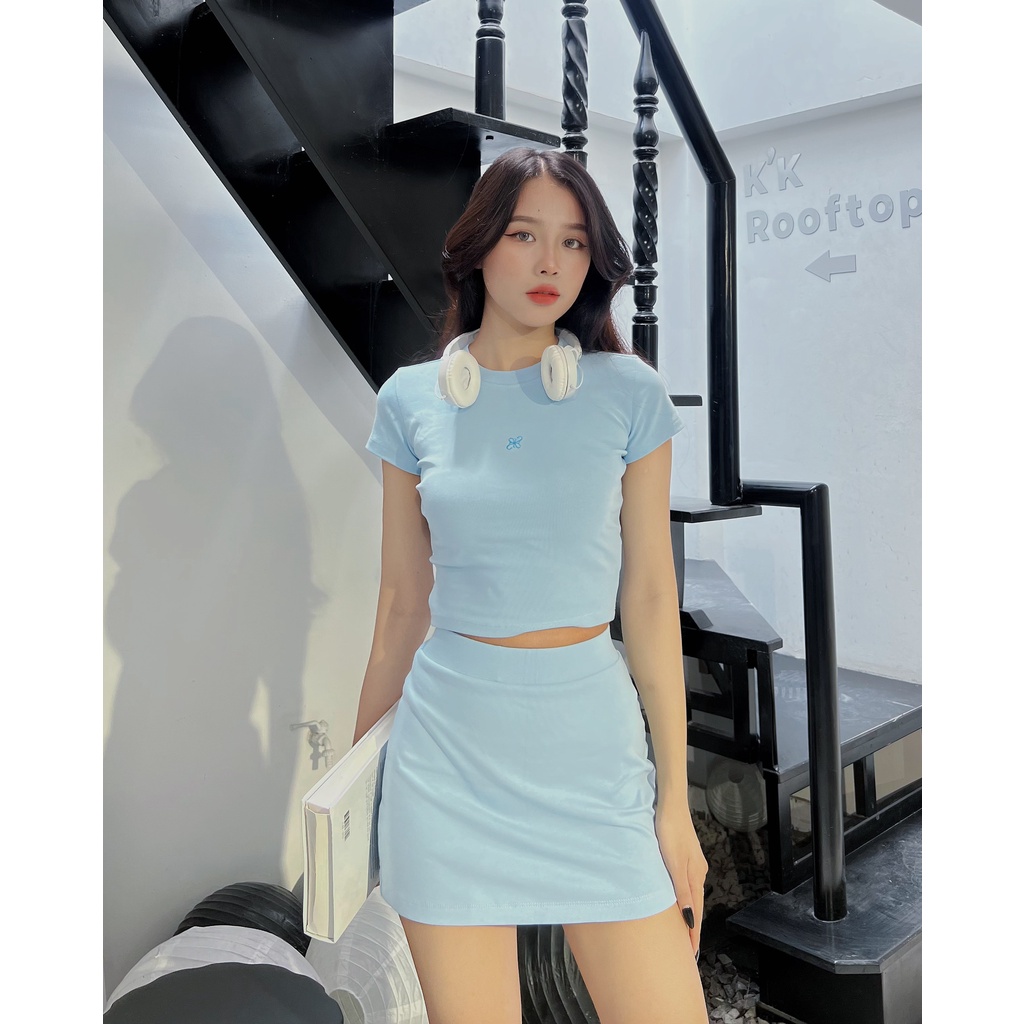 Váy Thun Trơn Nữ Nhiều Màu Chất Liệu Cotton Dày Dặn Đẹp 2AM