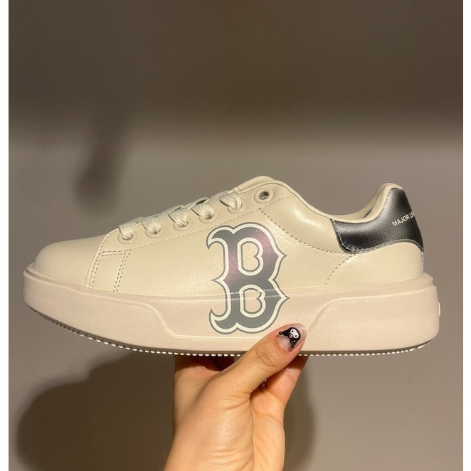 Giày Sneaker MLB Chunky Classic A Boston Red Sox  Màu Kem New 2023 | PiuPiu Authentic