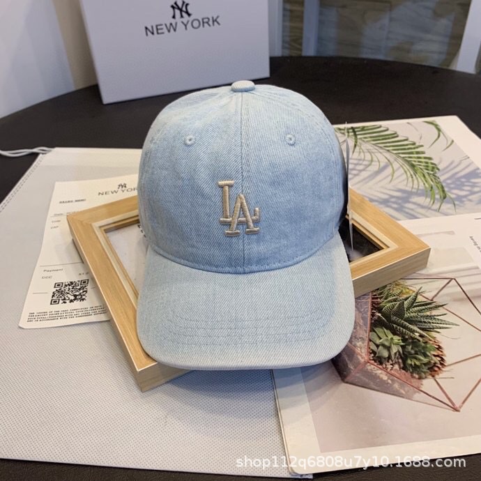 Mũ lưỡi trai jean LA,NY cao cấp thương hiệu 4 màu cho bé trai bé gái B75-21297