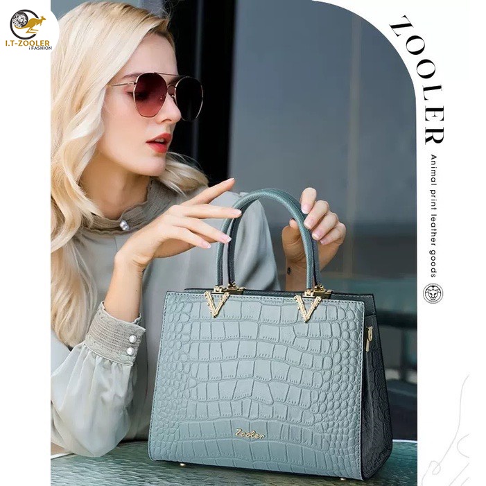 Túi xách nữ Hàng hiệu I.T-ZOOLER FullBox da thật Đẳng cấp VIPZL003 size 28.5cm Làm quà Biếu, quà Tặng, Sinh nhật...
