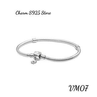 VÒNG TAY PAN ALE MỀM HOA CÚC TREO BẠC S925 THUẦN KHIẾT HÀNG CAO CẤP