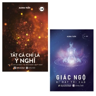 Sách - combo "tất cả chỉ là ý nghĩ" & "giác ngộ bí mật tối cao" - tác giả: aloha tuấn