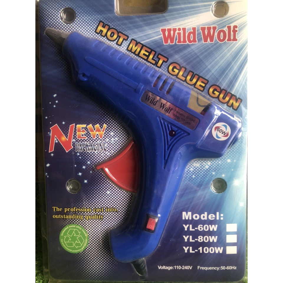 Súng Bắn Keo Nến YL-60W Wild Wolf; Dụng Cụ Dán Keo Nến Công Suất 60W