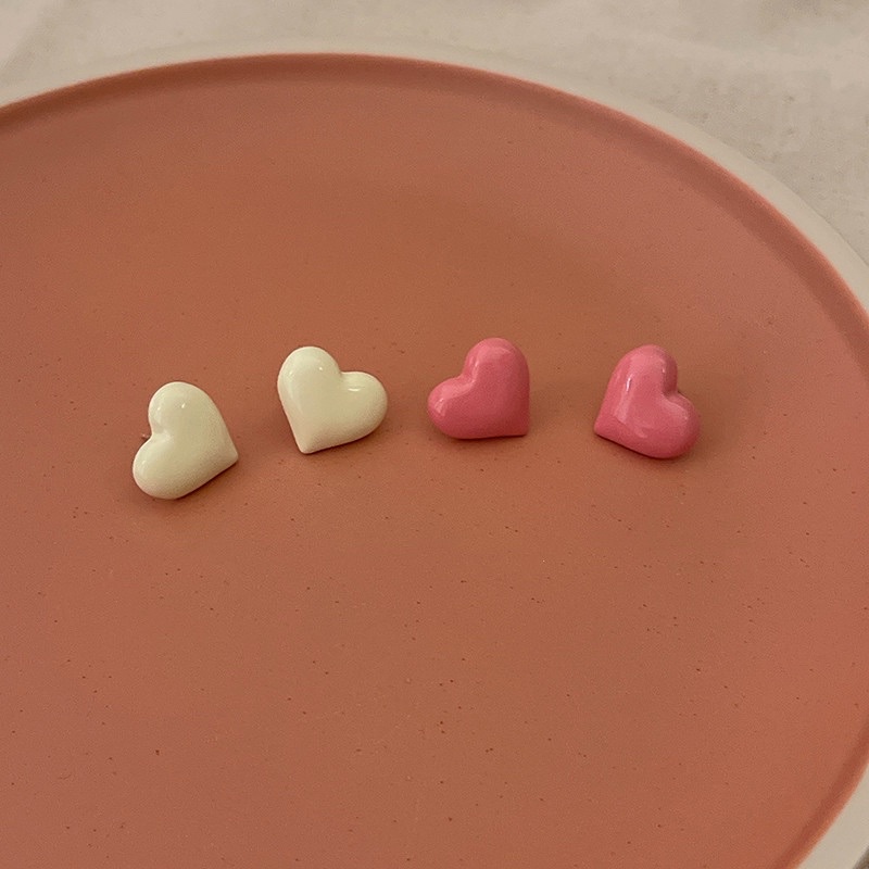 M09 bông tai trái tim Hàn Quốc