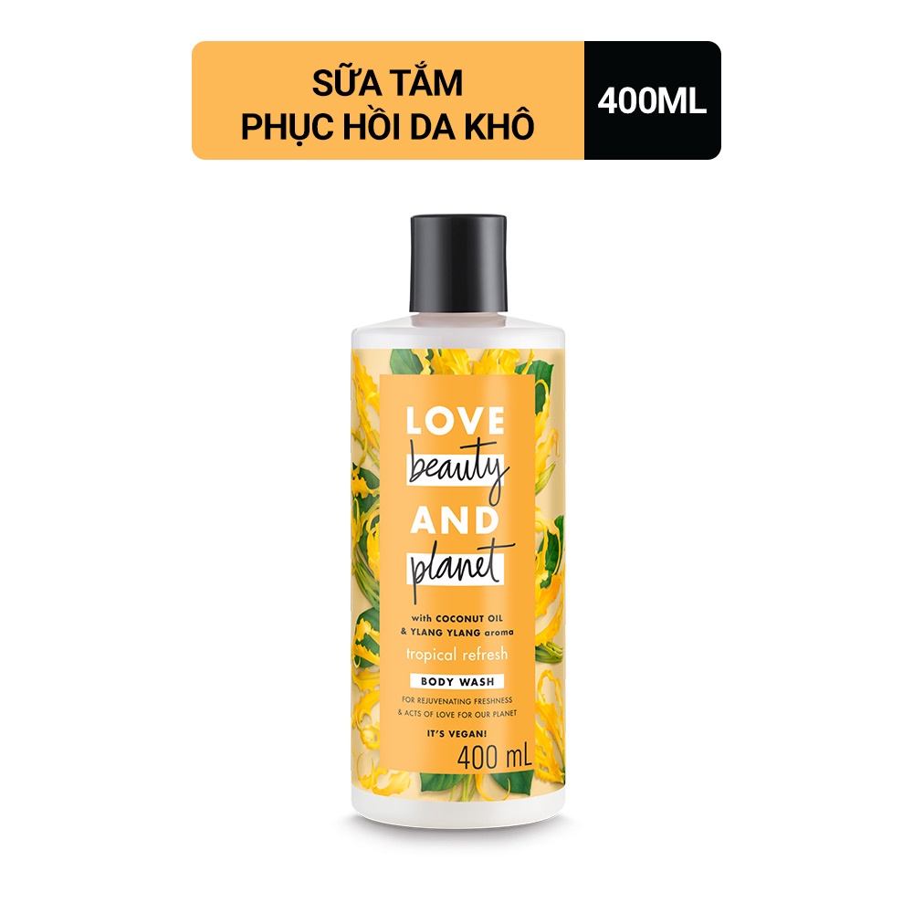 [HB GIFT - BW] Sữa dưỡng thể/ Sữa tắm cao cấp Love Beauty & Planet 400ml (giao mẫu ngẫu nhiên) | BigBuy360 - bigbuy360.vn