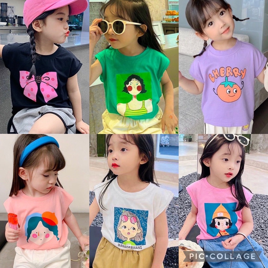 Lyvyshop - (Cotton SG chính phẩm) Áo thun bé gái siêu dễ thương từ ...