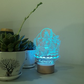Đèn 3D Ngài Liên Hoa Sanh