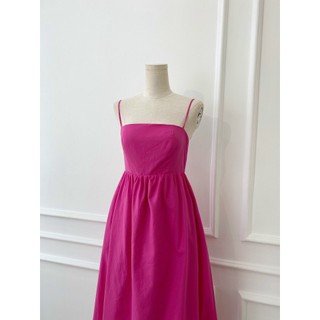 Maxi 2 dây cutout lưng, Chất: kate thun, size SM ( LAURA DRESS )