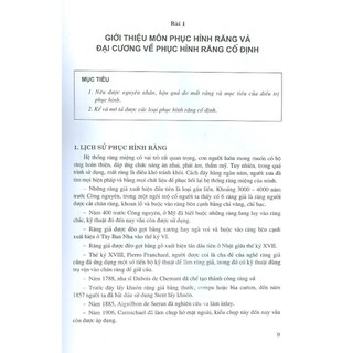 Sách - Phục Hình Răng Cố Định (Dùng cho Sinh viên Răng Hàm Mặt)