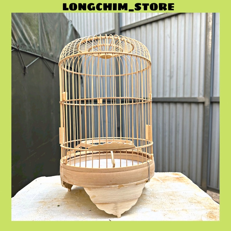 Lồng khuyên sàn phóc, lồng nuôi chim khuyên giá rẻ chất liệu trúc mịn nuôi chim tiện dụng