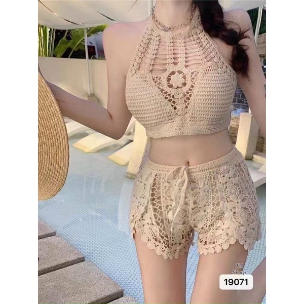 Set bra len móc đi biển