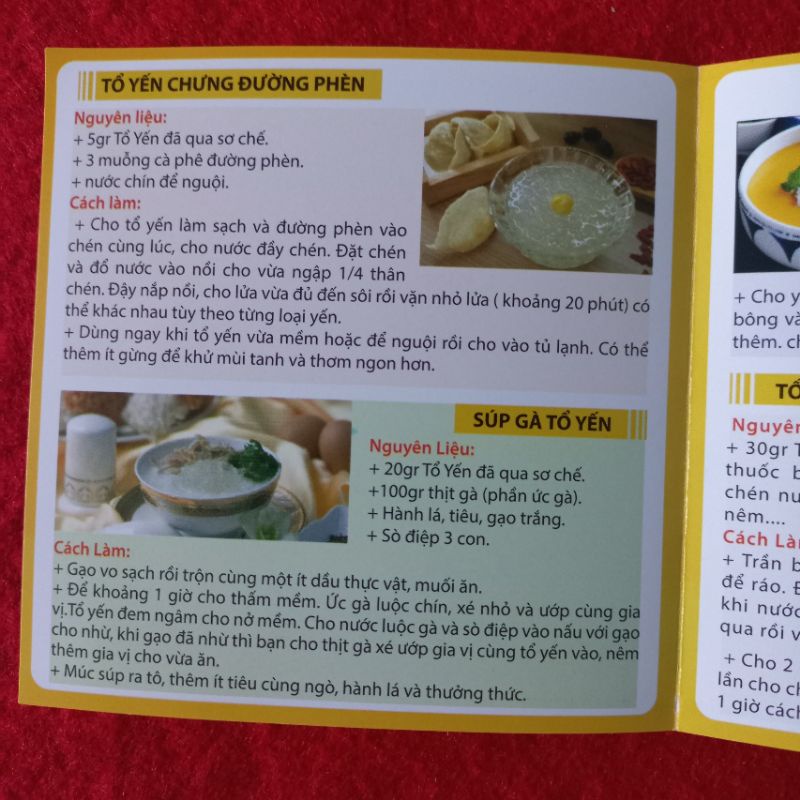 Cẩm nang yến sào