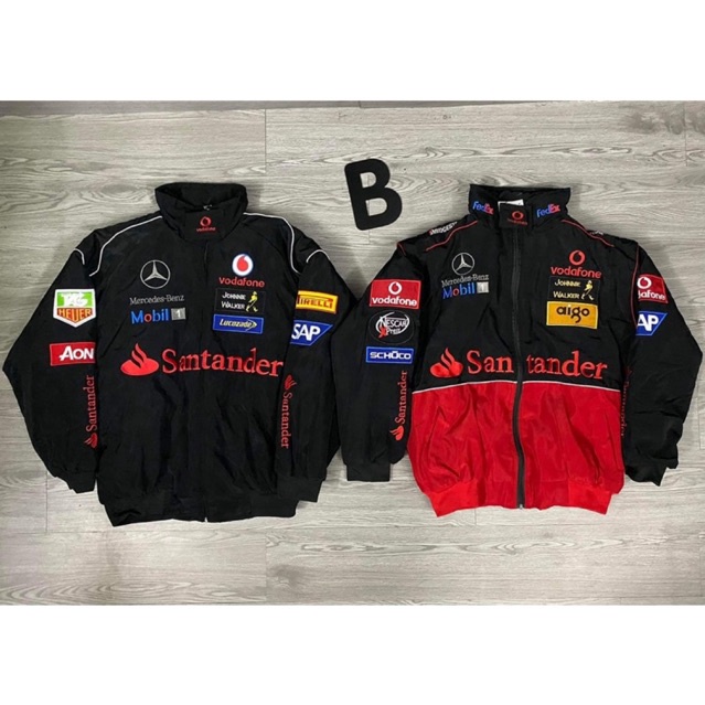 Áo racing jacket MERCIDES BENZ-áo đua xe thể thao f1