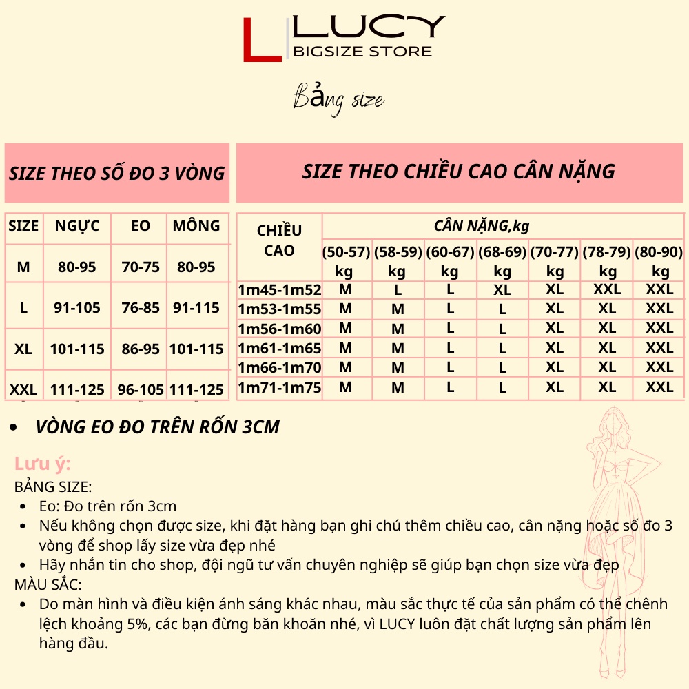 Đồ bộ bigsize nữ set dự tiệc đi chơi sang chảnh kiểu nút eo LUCY 50 - 90 kg