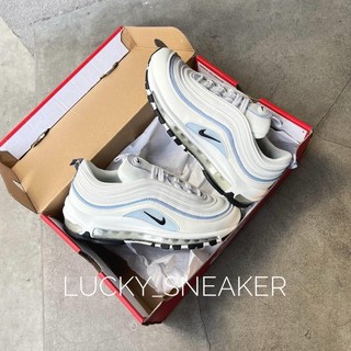 Giày Air Max 97 Ghost Trắng Phản Quang Lai Au [ Fullbox Cao Cấp ]