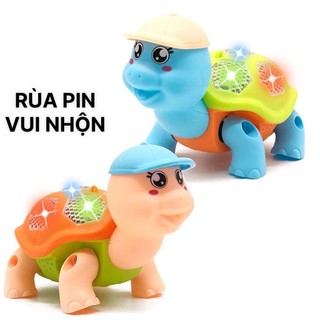 Đồ chơi xe chú rùa pin đèn nhạc vui nhộn