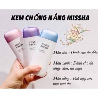  Kem Chống Nắng Missha Soft Finish Sun Milk SPF50+ PA+++ 70ml 