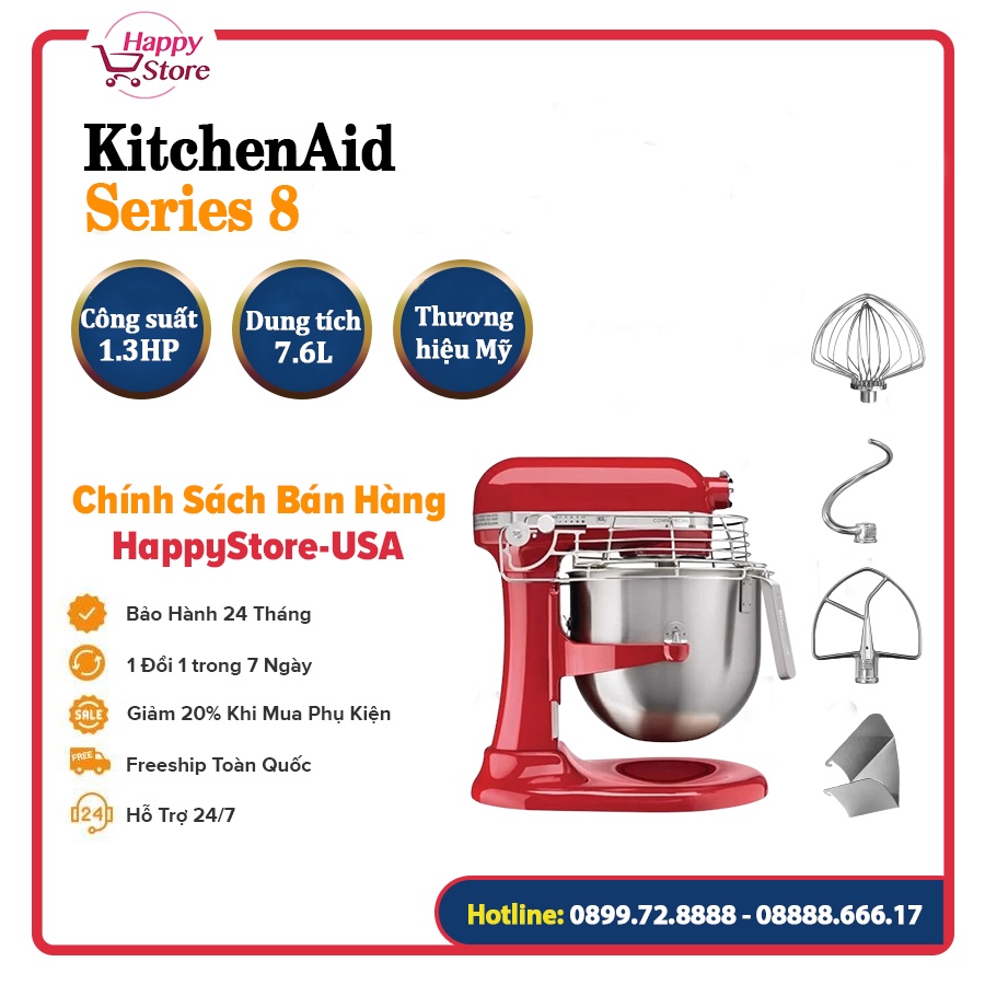 MÁY TRỘN BỘT KITCHEN AID COMMERCIAL SERIES 8 QUART