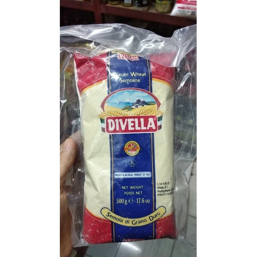 Bột lúa mạch semola,semolina Divella 500g-sku65