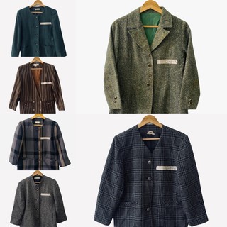 Áo Blazer Nữ Nhật Secondhand, Áo Khoác Dạ Công Sở 2hand
