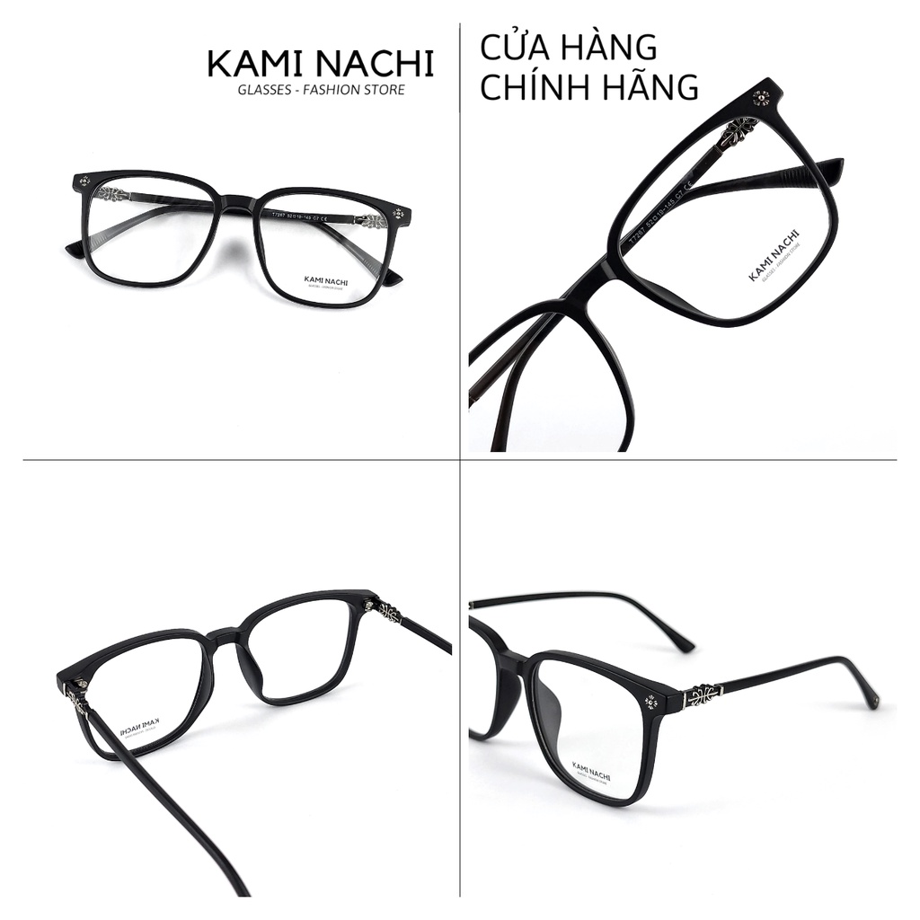 Gọng kính Xuân Hè mới KAMI NACHI T7267, chất liệu nhựa Acetat