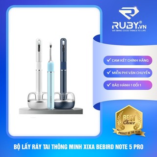 Chính hãng bộ dụng cụ lấy ráy tai camera nội soi note 5 pro bebird, máy lấy ráy tai công nghệ hiện đại thông m
