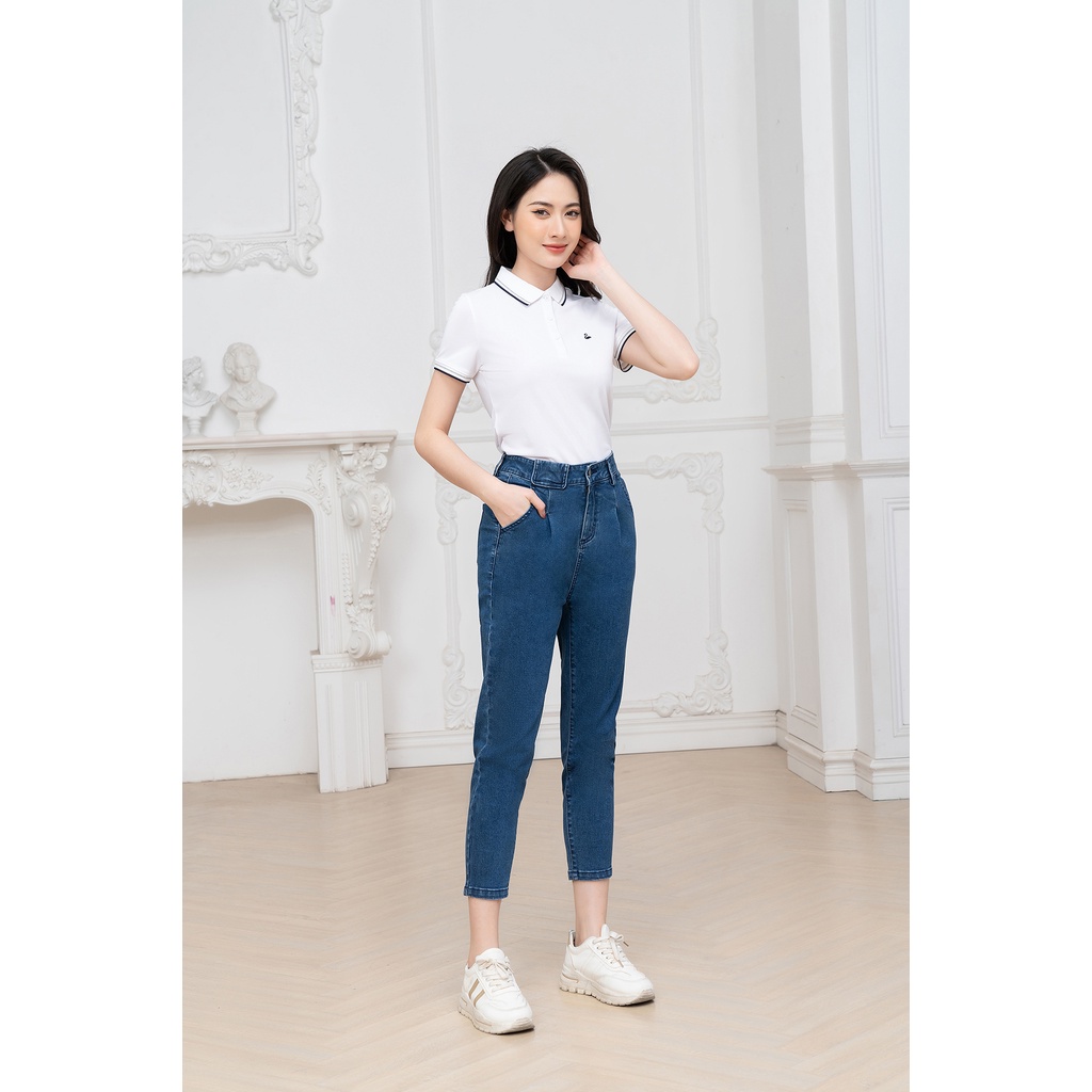 Quần Jeans Nữ Dáng Baggy Cao Cấp LUPERI LFQJ173 Kiểu Dáng Thời Trang Thời Thượng Co Giãn Thoải Mái