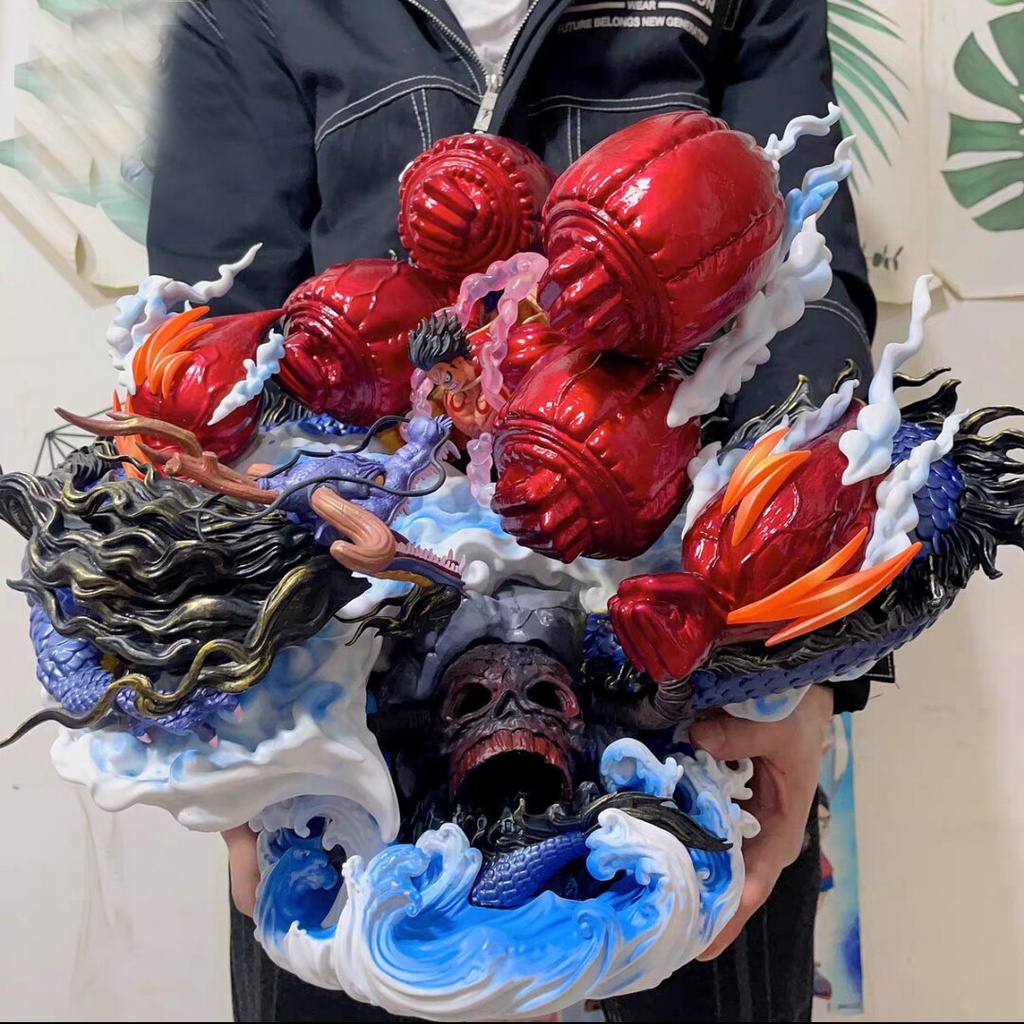 MH57 Mô hình Luffy vs Kaido mới ra cao 40cm cực đẹp - Mô hình One Piece Luffy Gear 4 A1