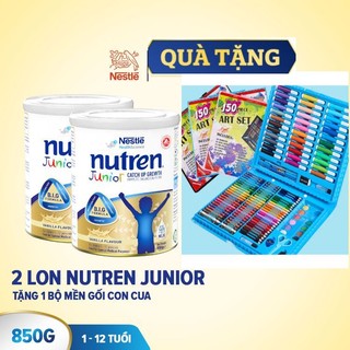 [Tặng 01 BỘ BÚT MÀU cho bé] Sữa bột Nutren Junior 800g