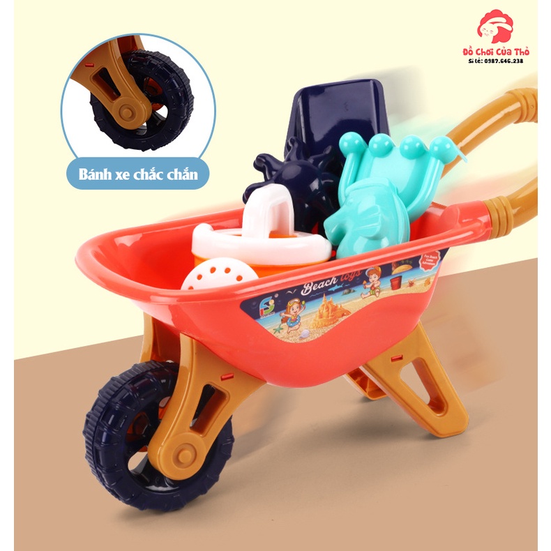 Đồ chơi  Xe rùa cho bé SET 6 món đi biển vui chơi dành cho bé