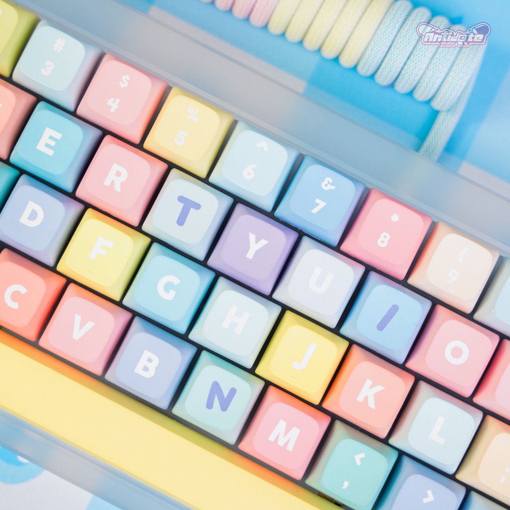 Nút bàn phím cơ Moonboo PBT keycap - XDA profile - Antidote Studio
