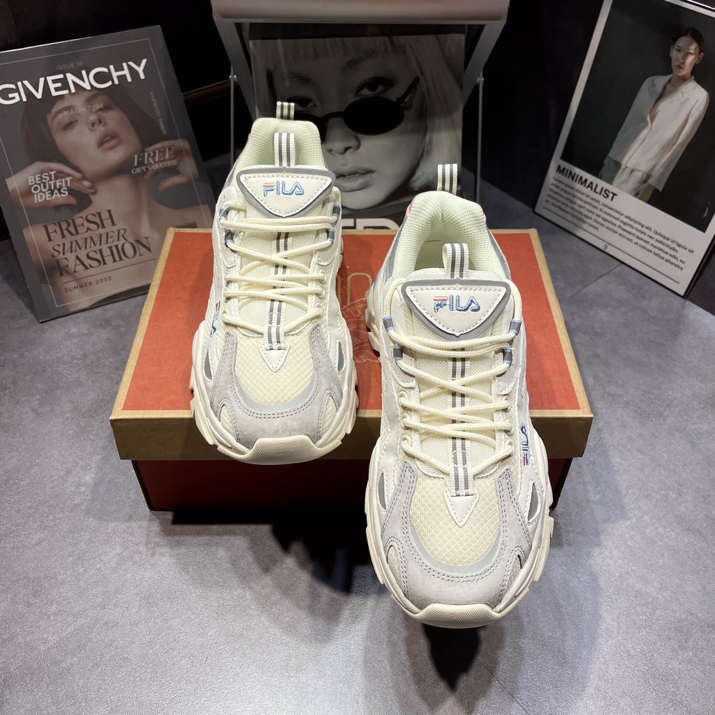 Giày thể thao FILA INTERATION LIGHT 1JM01283 gót xanh