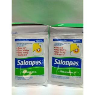 HỘP 10 MIẾNG CAO DÁN SALONPAS