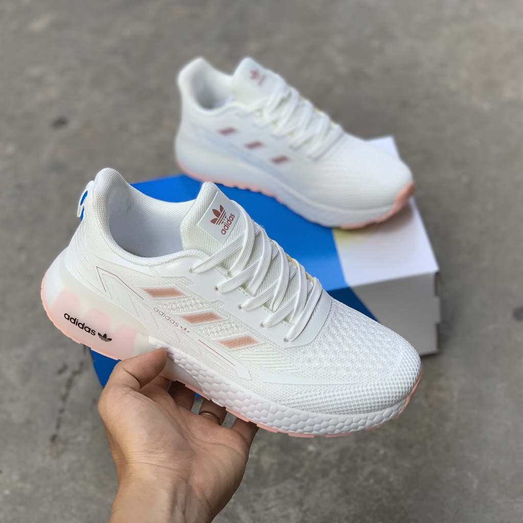 Giày sneaker Zoom pegasus nữ, Giày thể thao màu trắng chạy bộ