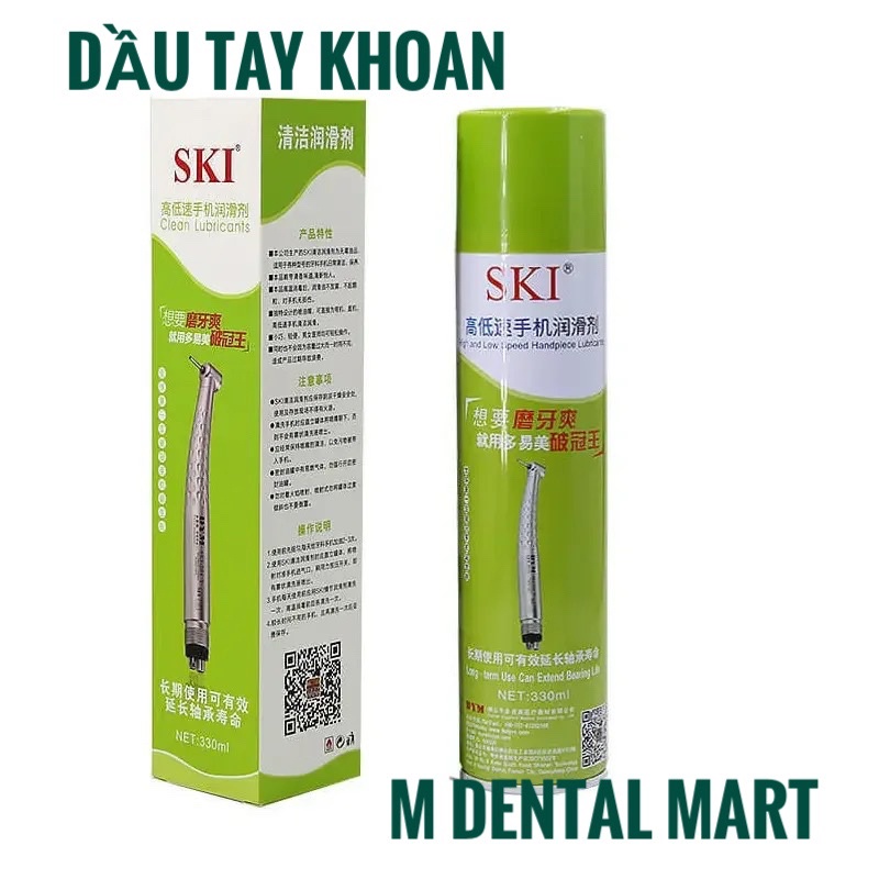 Dầu Tay Khoan Nha Khoa Đài Loan, dầu tra tay khoan 330ml