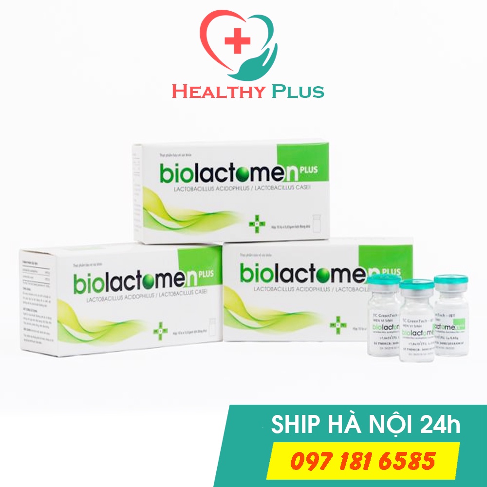 ️️️️ Men vi sinh Biolactomen Plus hỗ trợ hoàn thiện hệ tiêu hoá chống táo bón tiêu chảy bệnh dạ dày biếng ăn
