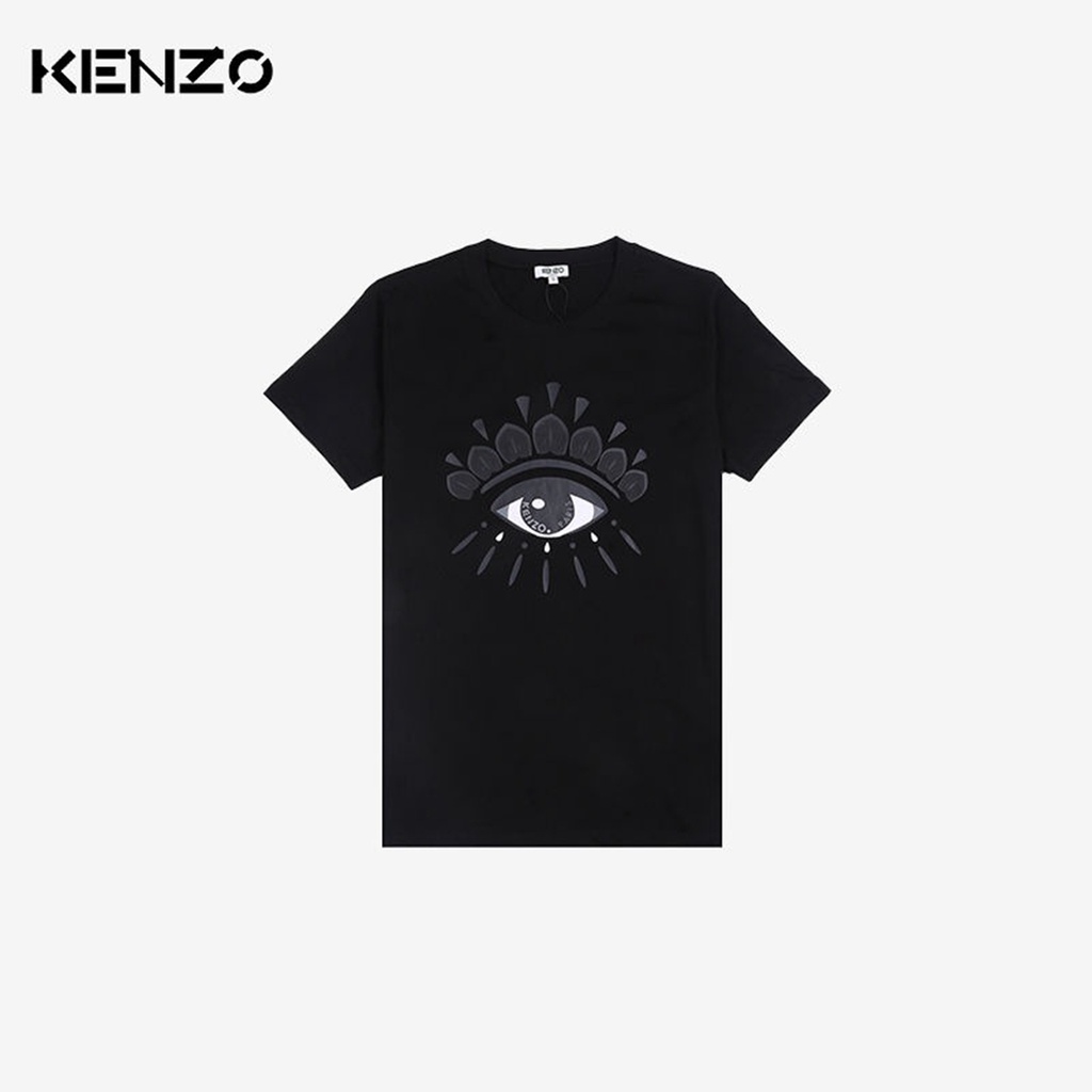 áo phông áo phônh áo thun cổ tròn Áo Thun Cotton Tay Ngắn Cổ Tròn In Hình Đôi Mắt Kenzo Độc Đáo Hợp Thời Trang Cho Cặp Đôi